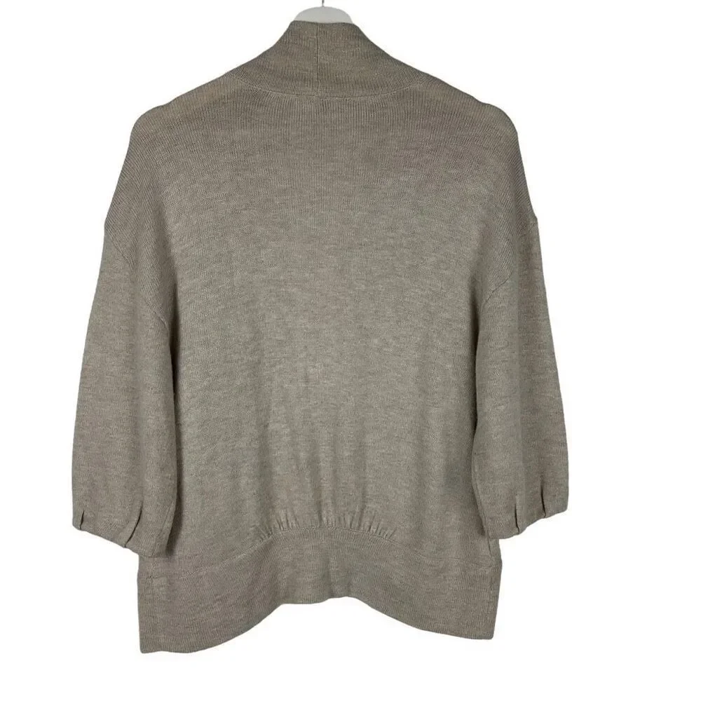 LOFT Short Sleeve Open Front cardigan size Small